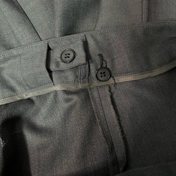 JWE Designs Dark Gray Adjustable Waist Trouser Dress Pants - Picture 9 of 9